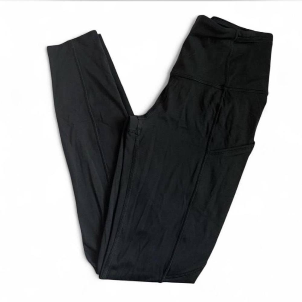 Lululemon Fast & Free 7/8 Tight II 25” Black Leggings Running Size 2 Athletic